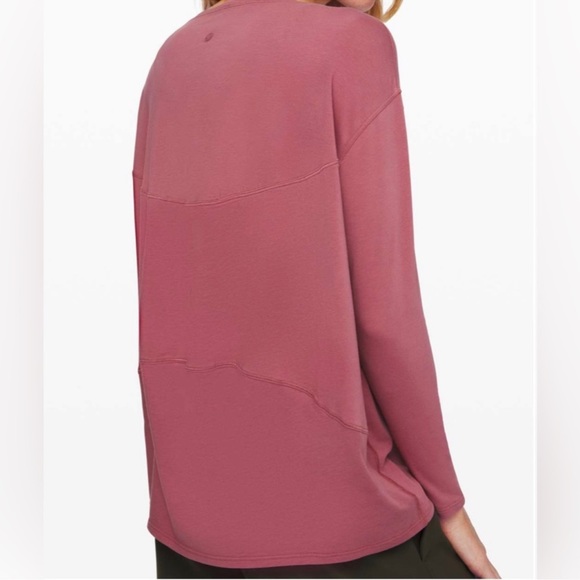 Lululemon Back In Action Long Sleeve Size 6 - Picture 4 of 10